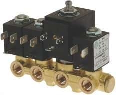 Grupo válvula 2x2x3x2 vías Ø 1/8'' 230V