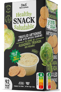 Healthy Snack de dip alcachofa trufada