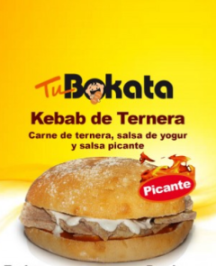 Kebab de ternera picante Kebab de ternera picante