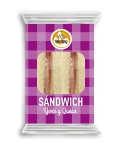 Sándwich de york y queso