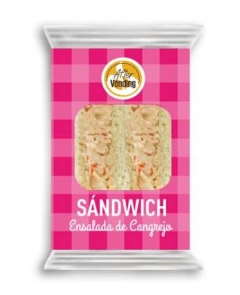 Sándwich ensalada de cangrejo