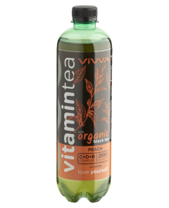 Viwa Vitamintea Black Tea Peach Zero 600ml