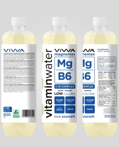 Viwa Vitaminwater Magnemax 600ml Naranja-Guayaba