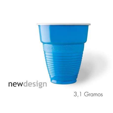 216613 Vaso 160 cc AUTO Azul-Blanco - 100/3000