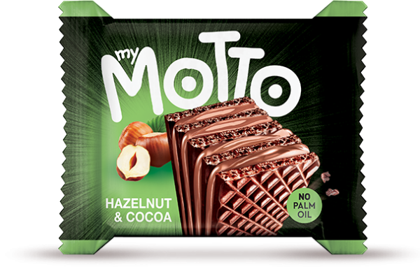 Barquillo de Cacao Relleno de Cacao y Avellanas