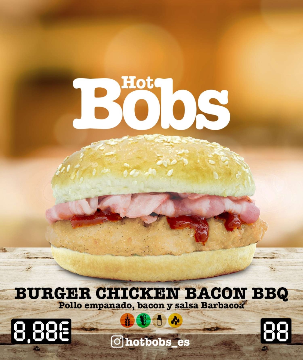 BURGER CHICKEN BACON BBQ