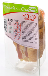 Croissant doble serrano queso