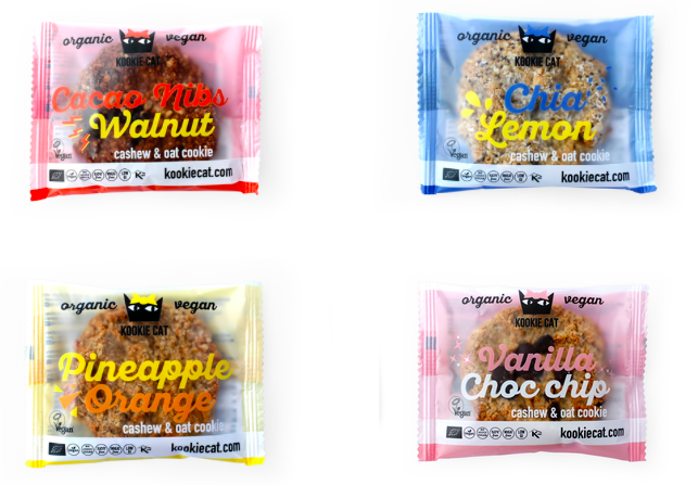 Galletas veganas Kookie Cat