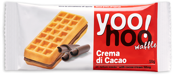 Gofre Relleno con Crema de Chocolate