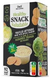 Healthy Snack de dip alcachofa trufada