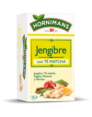 Jengibre con té matcha
