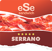 Sándwich con jamón serrano