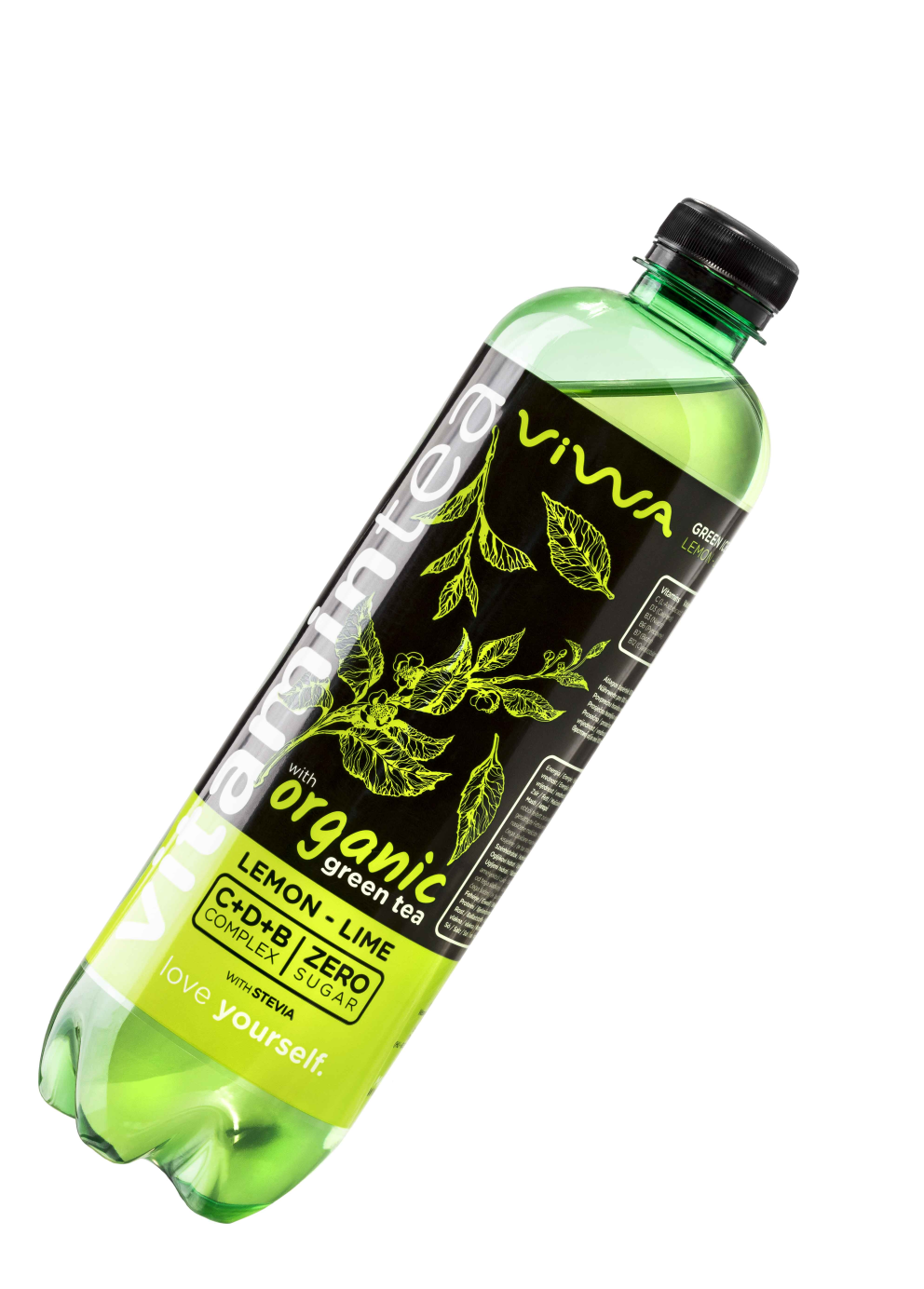 Viwa Vitamintea Green tea Lemon Zero 600ml