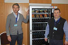 Directivos de Productos Alba en el 'Piensa en Vending' de Barcelona