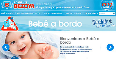 Campaña Bebe a bordo de Bezoya