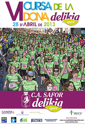 Se espera que 4000 mujeres participen en la Cursa de la Dona