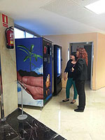 Máquinas en el Hospital Bellvitge