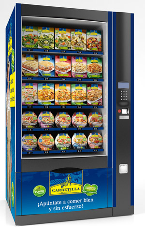 expendedora platos carretilla