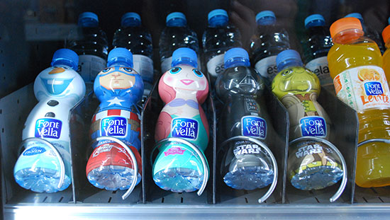Agua en expendedoras
