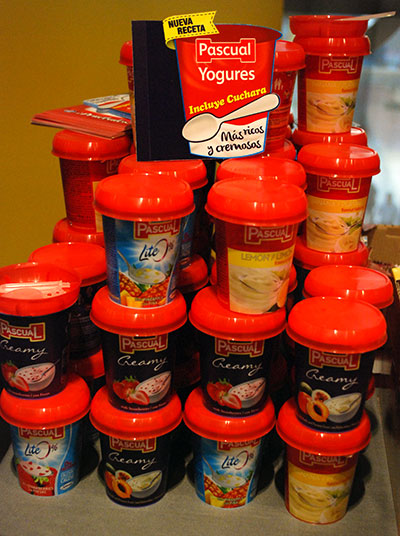 Yogur para el vending