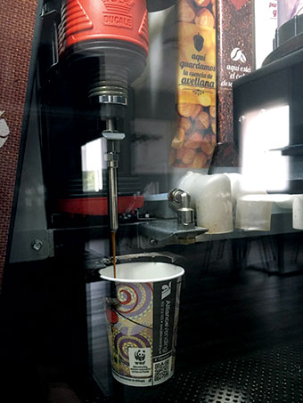 Cappuccino vending