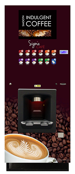 Vending café Westomatic con pantalla