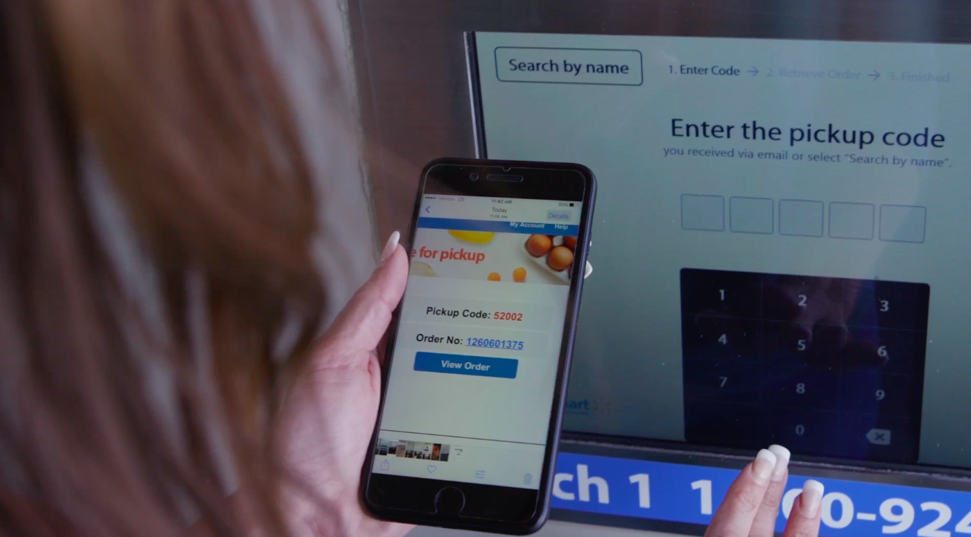 Recogida en vending Walmart