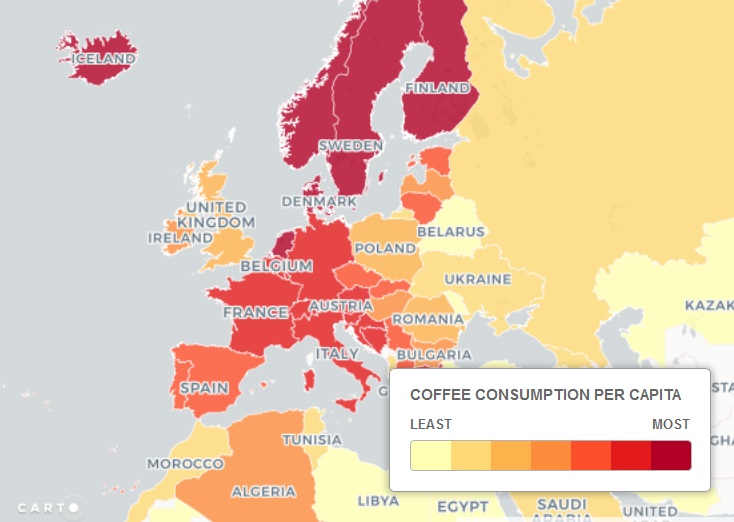 Mpa a de consumo de café