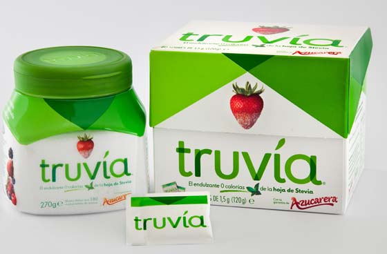 edulcorante azúcar cero calorías truvía azucarera stevia
