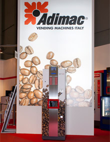 ocs cafe maquinas bebidas calientes Adimac vending machines maquinas expendedoras