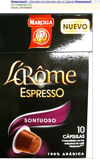 marcilla nespresso pugna en la red