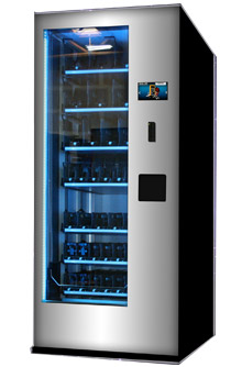 El nuevo modelo de la siempre innovadora AVT. AVT digital signage pantalla LCD vending machines expendedoras maquinas