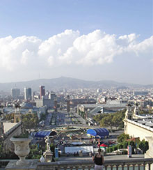 barcelona plaza espanya vending maquinas machines expendedoras areas grupo