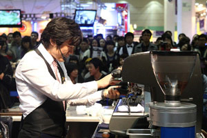 cafe feria cafeshow seul corea vending machines maquinas expendedoras ocs coffee