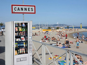 licitacion concurso vending expendedoras maquinas machines distributeurs automatiques boissons bebidas Cannes francia