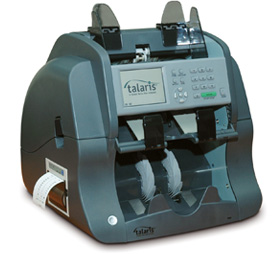 sistema pago vending maquinas contadora clasificadora billetes Talaris