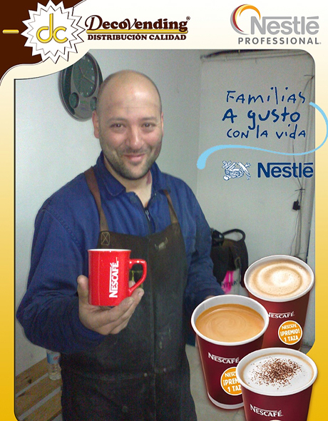 decovending nescafé promoción