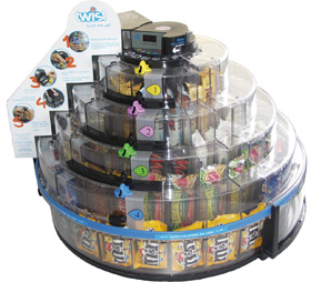 Twist expendedora piramidal circular snacks minivending vending