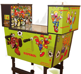 futbolin minivending dispensadora revena expeboll