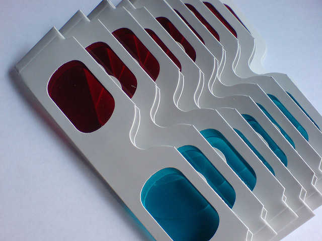 gafas 3D producto expendedora san diego