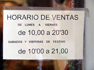 horarios comerciales flexibilización 