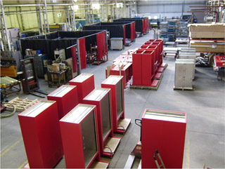 Fábrica de la empresa navarra Joyja. vending expendedora machines maquinas joyja navarra