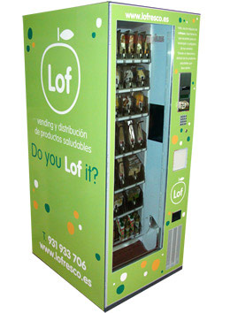 saludable Lofresco Lof productos fruta verdura ensaladas vending maquinas machines expendedoras