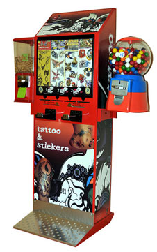 ociovending minivending mini vending bolas capsulas expendedoras infantil