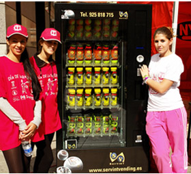 servint tenis pelotas expendedora deporte deportiva vending
