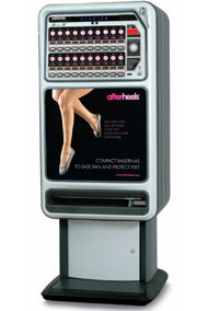 zapatillas tacones expendedora fiesta vending afterheels