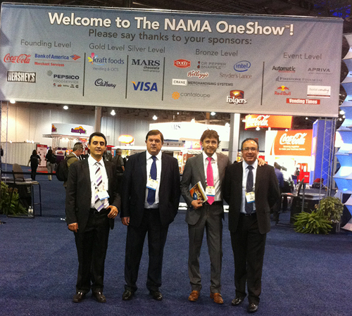 nama oneshow feria estados unidos USA eeuu vending machines maquinas expendedoras