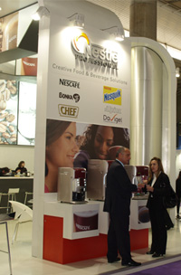 Alimentaria cafe Barcelona 2010 ocs horeca maquinas cafeteras vending machines expendedoras