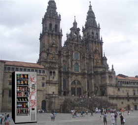 vending expendedora machines maquinas xacobeo santiago benedicto compostela obradoiro