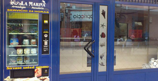 olevending pescado pescaderia tiendas automaticas 24 horas vending